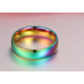 Cheap wholesale gay colored engagement wedding stainless steel rings for men